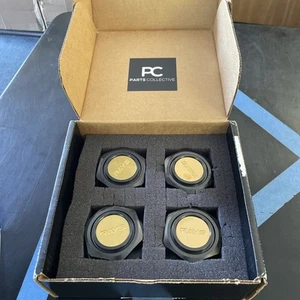 LMGT1 Lmgt2 Wheel Cap In Black TITANIUM Set In 4 - Picture 1 of 6