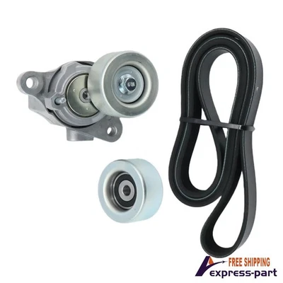 Drive Belt Tensioner &Pulley Kit For 16-2024 Toyota Camry Highlander Lexus 3.5L - Image 1 of 4