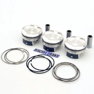 Engine pistons x3 for Peugeot 208 Citroen C3 1.0L VTi ZMZ EB0 Puretech 71.50mm - Picture 1 of 9