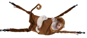 Marshall Pet Products Ferrets Hangin' Monkey Hammock Brown 1ea - Picture 1 of 3