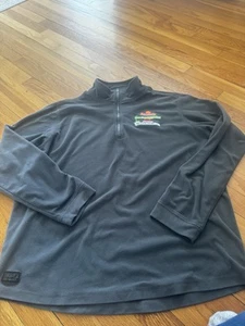 Dri-Duck Ehrmann Commonwealth Dairy Arizona Embroidered Half Zip Sweatshirt Sz L - Picture 1 of 17