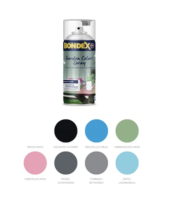 Bondex Garden Colors Spray 400ml Seidenmatt Vintage Außenbereich Farbwahl - Bild 1 von 2