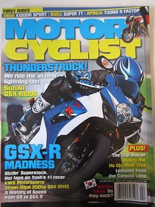 Motorcyclist Magazine April 2007 Thunderstruck! Suzuki GSX-R1000 GSX-R KWS Motor - Imagen 1 de 2