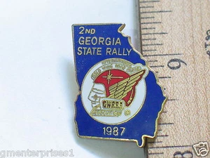 GWRRA 2nd Georgia State Rally Motorcycle Pin , (#245) (**) - Picture 1 of 1