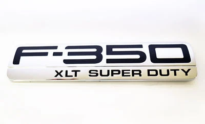 NUEVO Ford F-350 XLT Super Duty emblema de puerta 5C3Z-16720-SA logotipo placa de identificación calcomanía Foto 1 de 2