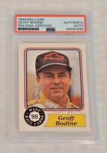 Autographed Signed PSA Slabbed 1988 Maxx NASCAR Rookie Card #67 GEOFF BODINE - Picture 1 of 1