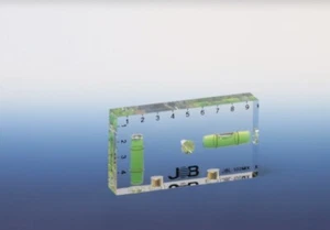 MARVEL CRYSTAL LEVEL (95x51x15mm) JBL-100MX - Picture 1 of 4