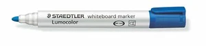 LUMOCOLOR 351-3 WHITEBOARDMARKER - RUNDSPITZE - BLAU - STAEDTLER # NEU OVP - Bild 1 von 1