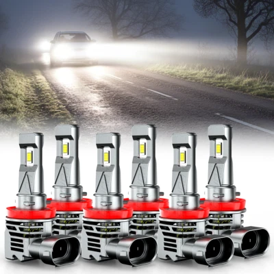 Para Lexus CT 200H 2011-2017 Combo 6X LED Faro Delantero Niebla Bombillas Kit Foto 1 de 4