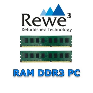 Kit RAM 4GB (2x2GB) PC3-10600U 1333MHz Per PC Desktop - Imagen 1 de 1