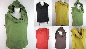 HECHA A MANO Informal Sudadera con Capucha Deportes Sin Mangas Prenda para el torso sin mangas Chaleco Sudadera Stonewash CF3 - Imagen 1 de 18