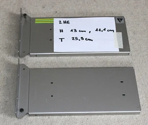 Rackwinkel 19“ Zoll drei Höheneinheiten 3HE (13,2 cm) Stahl Blech sehr stabil - Bild 1 von 4