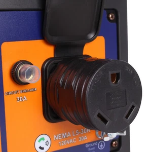 Adaptador de enchufe macho generador para RV L530P a TT30R 110, 120, 125 V 30 amperios, 3750 vatios - Imagen 1 de 8