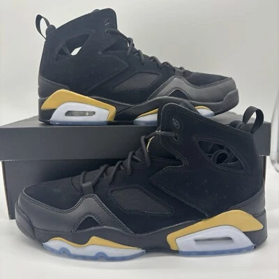 Nike Air Jordan Flight Club 91 Negro Metálico Dorado Zapatos DC7329-007 Hombres Talla NUEVO Foto 1 de 4