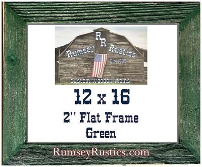 12x16" 2" color washed weathered rustic barnwood barn wood picture photo frame - Image 1 of 4