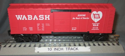 K-Line 5144 WABASH Boxcar (027 Freight Car); wks w/ Lionel 1995 - Image 1 of 4