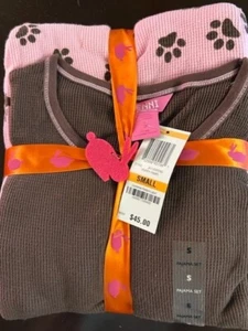 JENNI Paw Print Ladies PJ Set Size Small **NEW** ($45) - Picture 1 of 3