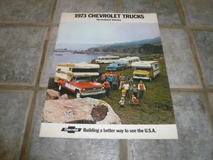 1973 Chevrolet Trucks - Recreational Vehicles Sales Brochure - Vintage  - Picture 1 of 9