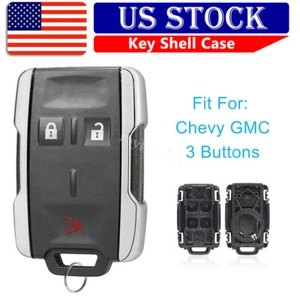 For 2014 2015 2016 2017 2018 GMC Sierra 1500 2500 Remote Key Fob Shell Case 3B - Foto 1 di 8