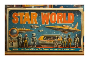 Star Wars Bootleg Vintage Toy Art Print aq10 - Picture 1 of 2