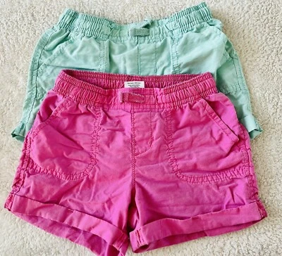Junping Beans Set de 2 Pantalones Cortos Niñas Talla 6 Rosa y Verde Azulado!!️Haz Tu Oferta!!️ Foto 1 de 4