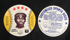 1977 MSA RARE var Customized sport card /disc Manny Sanguillen Oakland Athletics