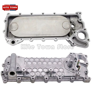 Núcleo + carcasa del enfriador de aceite para ISUZU NPR NPR-HD NQR NRR 4HK1 5,2 L 2005-2010 Foto 1 de 4