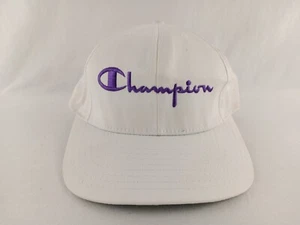 Vintage Champion Hat Cap Beige Made in USA - Picture 1 of 8
