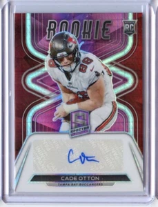 Cade Otton 2022 Panini Spectra Rookie Pink Prizm Auto 13/15 Buccaneers RC - Bild 1 von 2