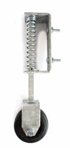 Gate Wheel Heavy Duty Spring Loaded - Galv - Support Jockey Door Sliding Wheels - Picture 1 of 7