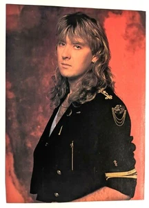 REVISTA DEF LEPPARD / JOE ELLIOTT / DON DOKKEN PÁGINA COMPLETA PINUP PÓSTER RECORTE - Imagen 1 de 3