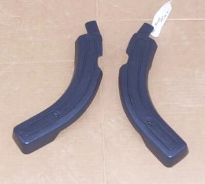 87 - 91 FORD F150 F250 BRONCO F350 FRONT BENCH SEAT HINGE TRIM COVERS PAIR OEM - Picture 1 of 2