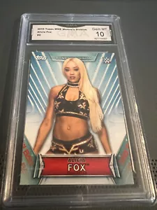 ALICIA FOX 2019 TOPPS WWE WOMEN'S DIVISION # 2 GRADO 10 L@@K - Foto 1 di 2
