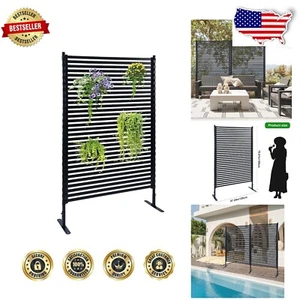 Decorative Outdoor Privacy Screen - Freestanding Patio Panels, 47.24" x 70.86" - Picture 1 of 9
