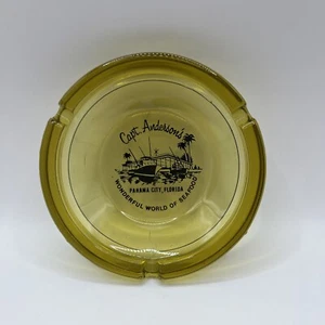 Vintage Capt. Anderson's Restaurant & Lounge Panama City, Florida Ashtray 4 1/2” - Picture 1 of 6