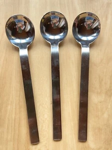 Sasaki Drama Teaspoons 18/0 Stainless 6 1/8”Satin Set 3 Vietnam - Picture 1 of 6