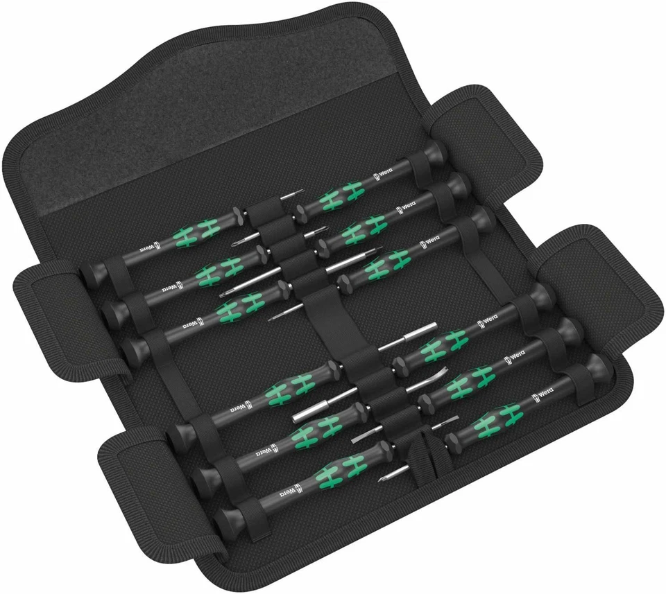 Wera 05073677001 Kraftform Micro 12 Electronics 1 Screwdriver Set - Image 1 of 1