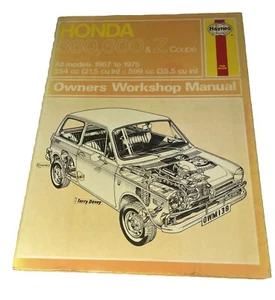 Haynes Honda 360, 600 & Z Coupe All Models 1967 to 1975 Owners Workshop Manual - Picture 1 of 13