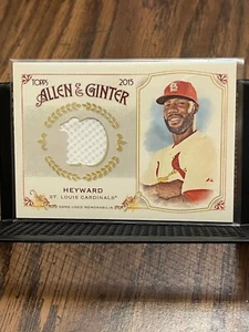JASON HEYWARD 2015 TOPPS ALLEN & GINTER CARDINALS GAME WORN JERSEY PATCH RELIC!! - Picture 1 of 2