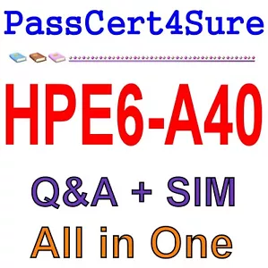 HP Best Exam Practice Material for HPE6-A40 Exam Q&A+SIM - Picture 1 of 1