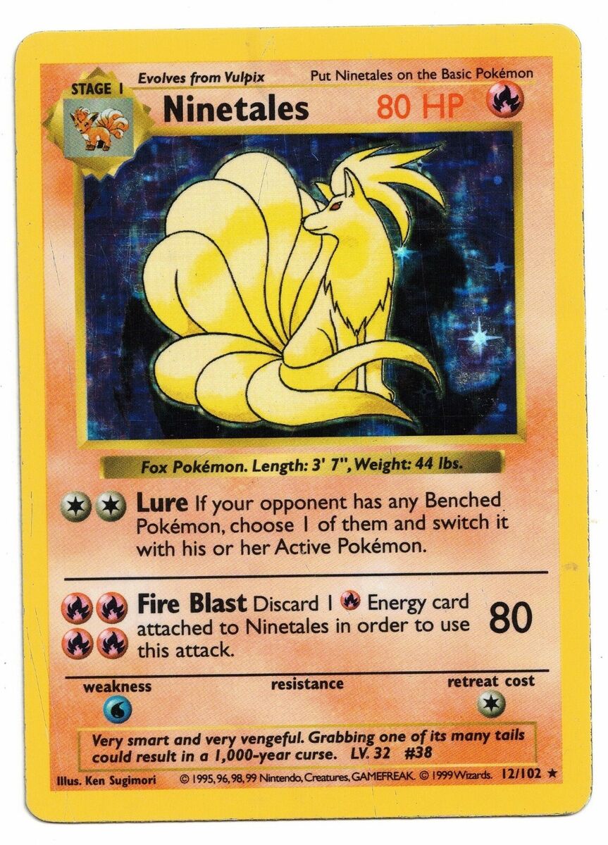 Pokémon TCG Rare Base Set Shadowless Individual Collectible Pokémon TCG Rare Base Set Shadowless Individual Collectible