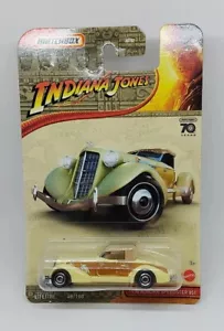 Matchbox Indiana Jones 1936 Auburn Speedster 851 amarillo edición especial 2023 - Imagen 1 de 2