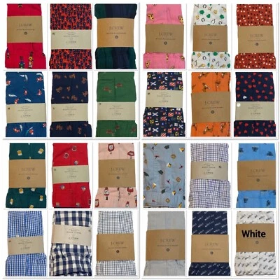 NUEVO CON ETIQUETAS J CREW Ropa Interior Boxer Popelina XS-S-M-L-XL Colores Surtidos 100% Algodón #J1 Foto 1 de 4