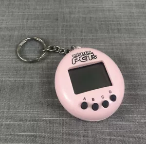 Tamagotchi Virtual Pets Handheld Game Toy Baby Pink Keychain Toy - Picture 1 of 4