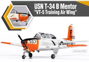 [NEW] 1/48 USN T-34B MENTOR VT-5 AIR CRAFT  PLA MODEL DIORAMA ACADEMY 12361 - Picture 1 of 11