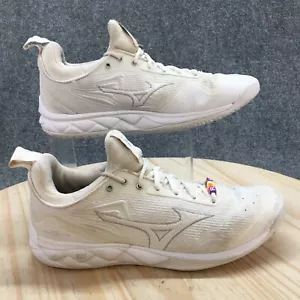 Mizuno Shoes Womens 10 Wave Luminous 2 Running Sneaker White Athletic V1GC212050 - Picture 1 of 20