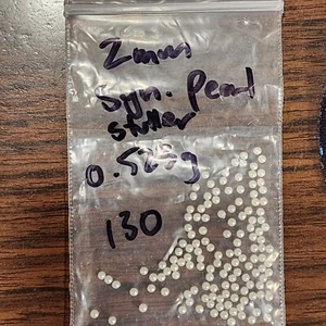 Synthetic Pearl 2mm, pack of 130 loose undrilled stones - Picture 1 of 1
