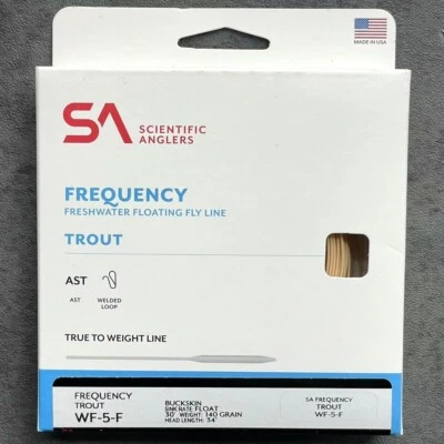 ¡¡¡NUEVO!!! Scientific Anglers SA Frecuencia Trucha Agua Dulce Flotante Mosca Línea WF-5-F Foto 1 de 3