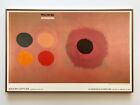 ADOLPH GOTTLIEB RARE LITHOGRAPH PRINT FRAMED MODERNIST POSTER " TWO BARS " 1964