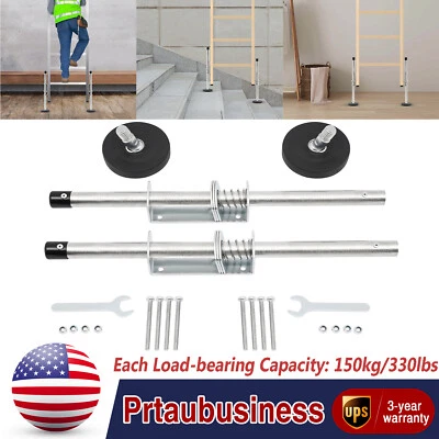 Adjustable Ladder Leveler with Anti-Slip Rubber Feet, Extension Ladder - Image 1 of 4